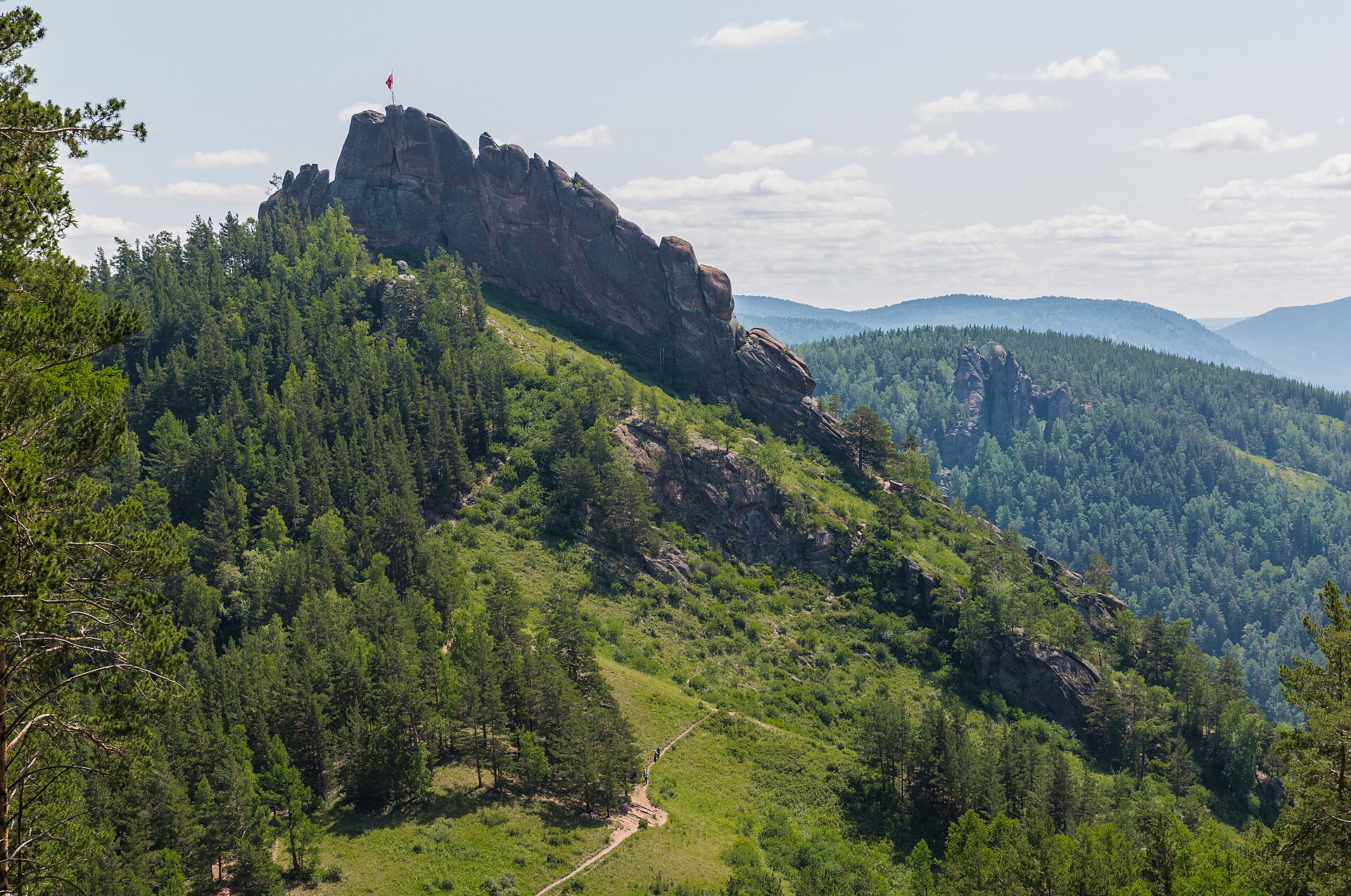 Скала Такмак у Красноярска